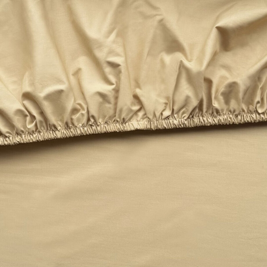 Kayori Kiyo Topper Hoeslaken Tencel - 140x200cm - Rondom Elastiek - Verkoelend - Goud afbeelding 1