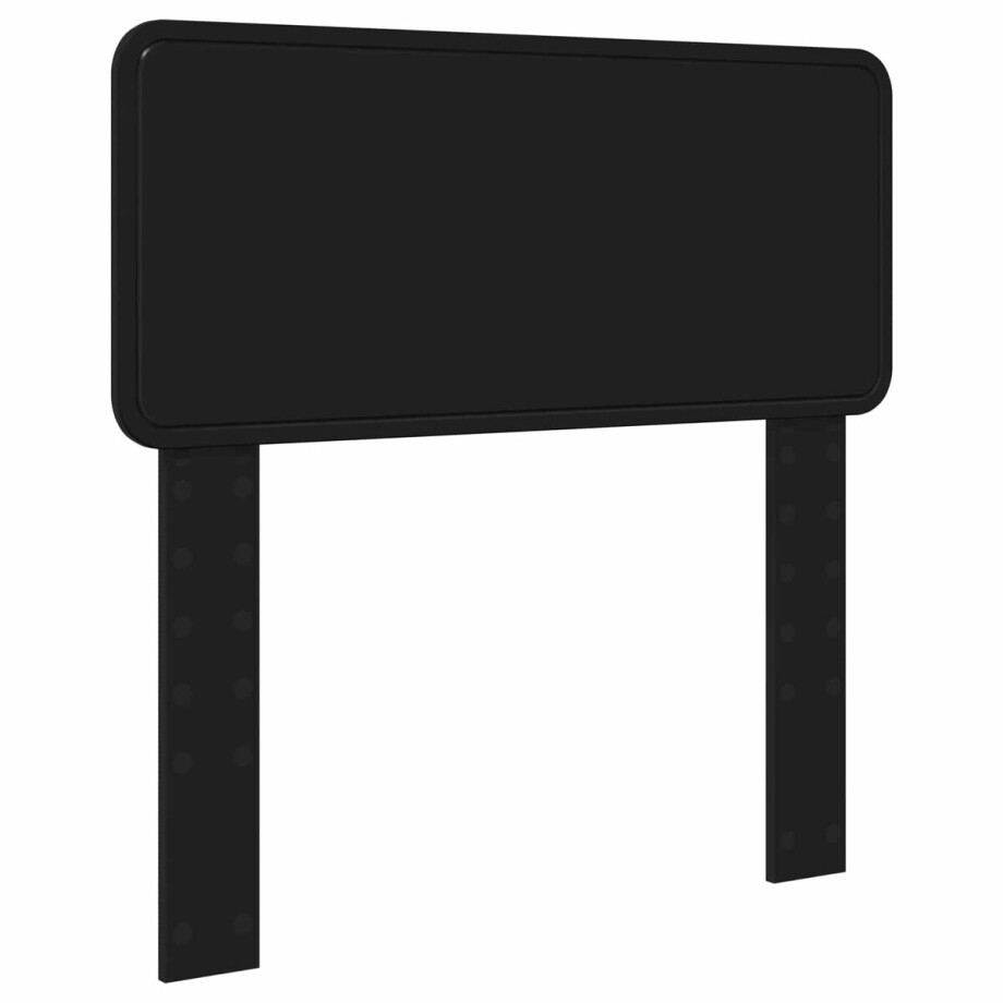 vidaXL - Hoofdbord - Zwart - Eiken - Bewerkt - hout vidaXL - Hoofdbord - Zwart - Eiken - Bewerkt - hout afbeelding 1