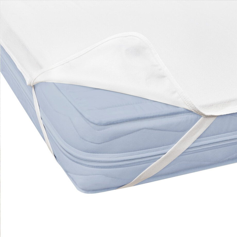 Matrasbeschermer 160x200 - Waterdichte Matras Topper 160x200 - Molton matrasbeschermer 160x200 - Matrasbeschermer 160x200 - Wasbare Matras topper 160x200 - Matras Topper 160x200 met 4 elastieken afbeelding 1