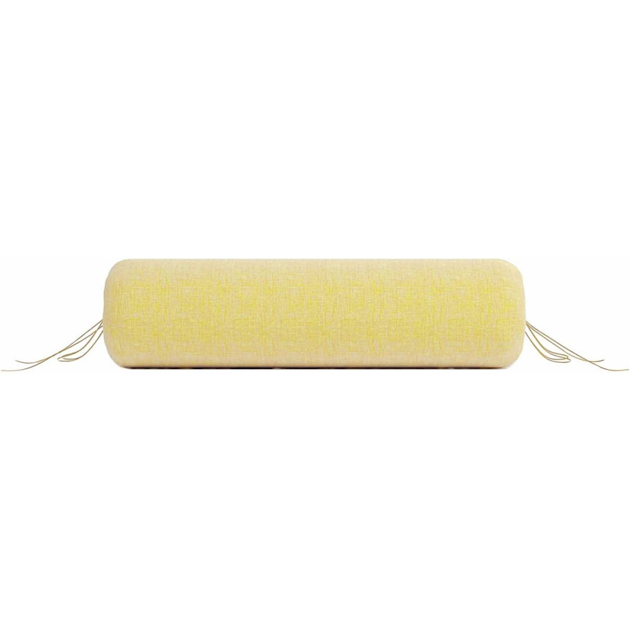 Zohome Lino Kussensloop - Katoen - 25x90cm - Geel afbeelding 1