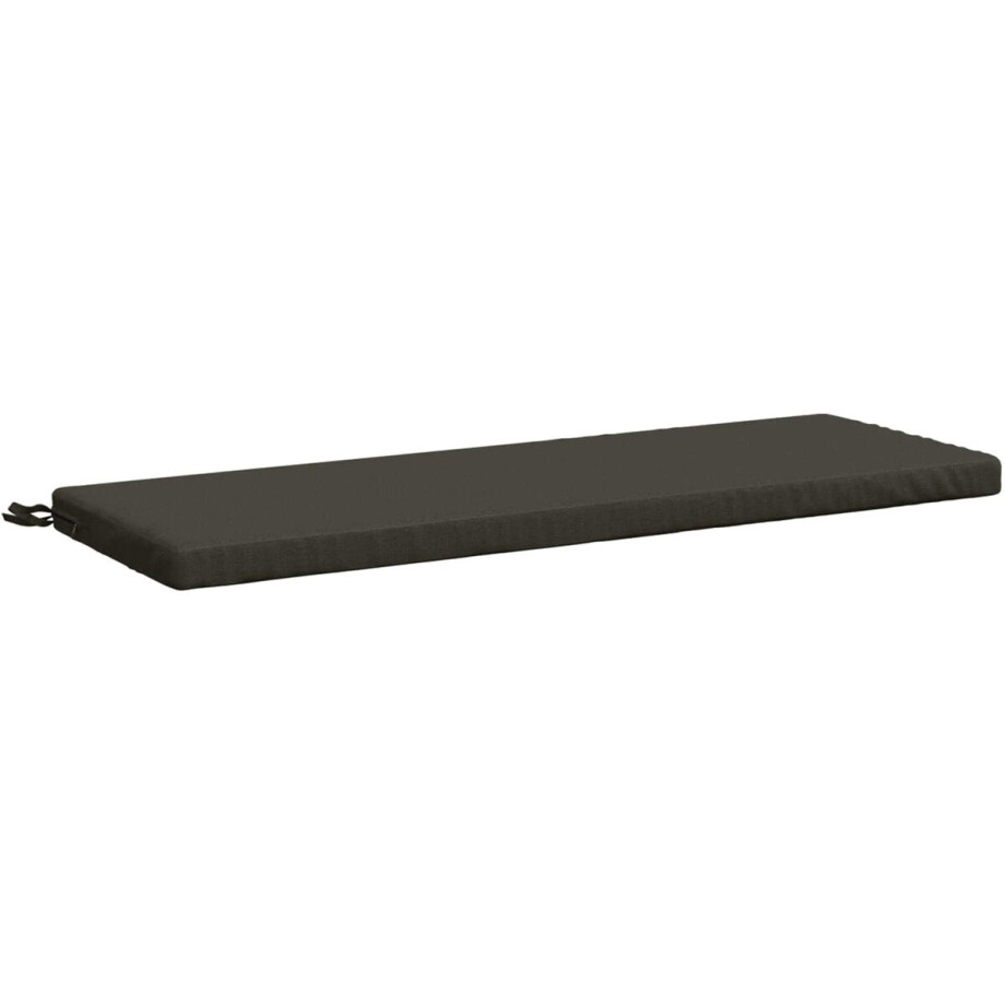 vidaXL - Bankkussen - SOEST - 100% - Polyester - Antraciet - 110 - x - 40 - x - 5 - cm afbeelding 1