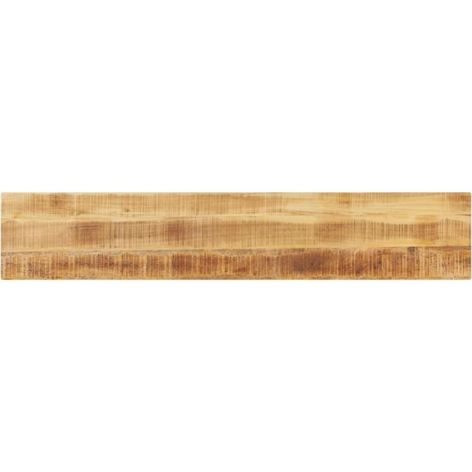 vidaXL - Tafelblad - rechthoekig - 180x20x2,5 - cm - massief - ruw - mangohout afbeelding 1