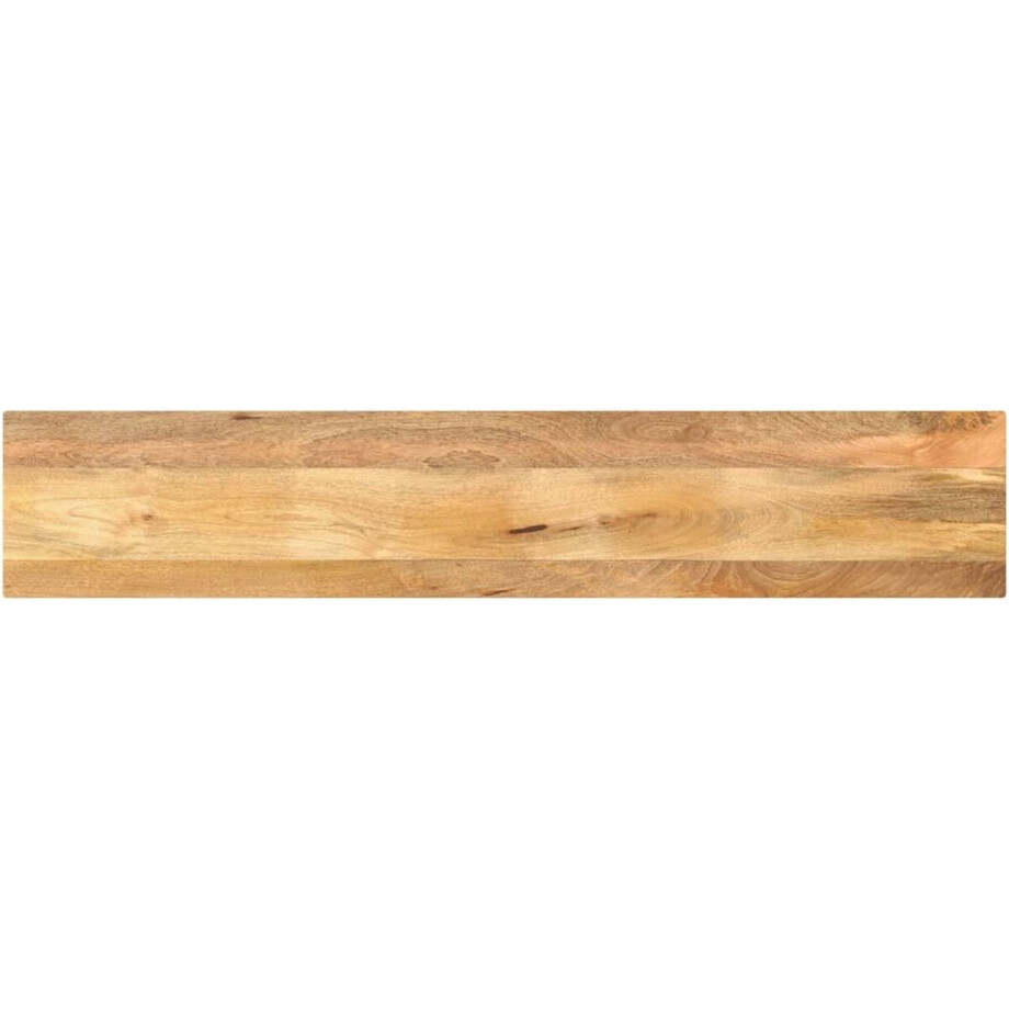 vidaXL - Tafelblad - rechthoekig - 140x40x3,8 - cm - massief - mangohout afbeelding 1