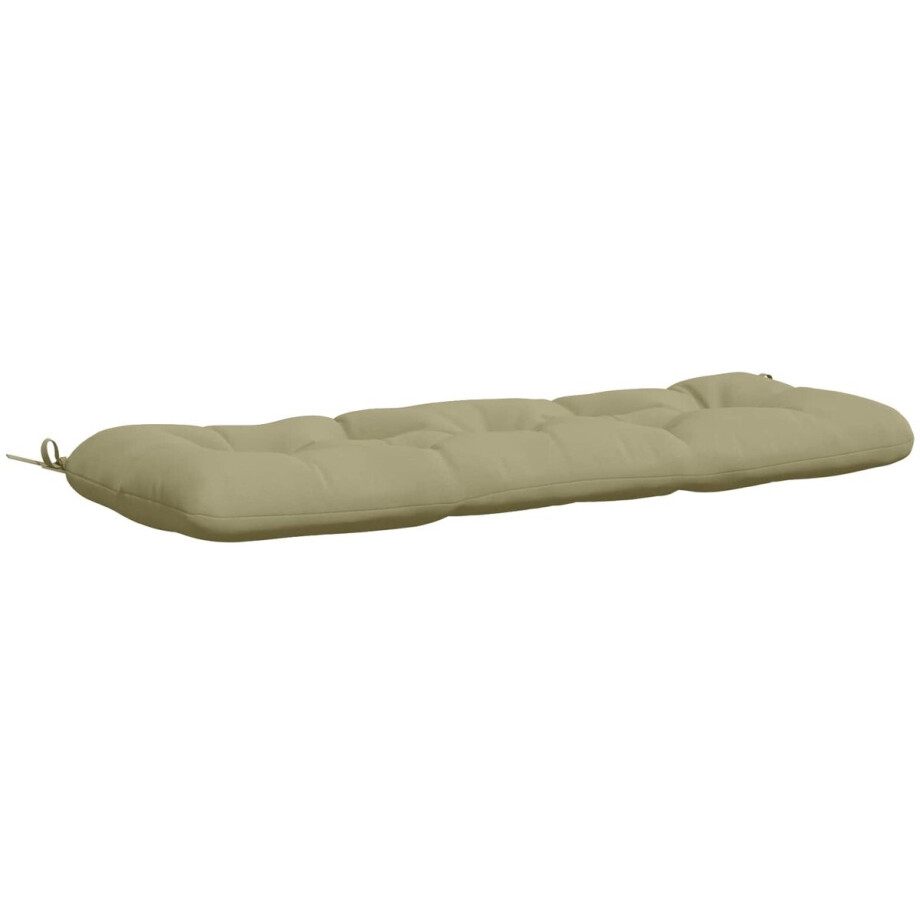 vidaXL - Bankkussen - VIANEN - 100% - Polyester - Lichtgroen - 110 - x - 40 - x - 12 - cm afbeelding 1