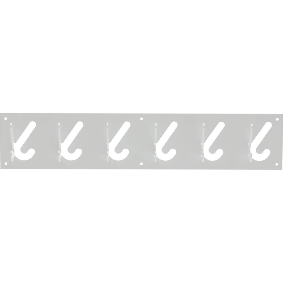 Gispen 1x6 - Kapstok - Zilver - 60 cm breed afbeelding 1
