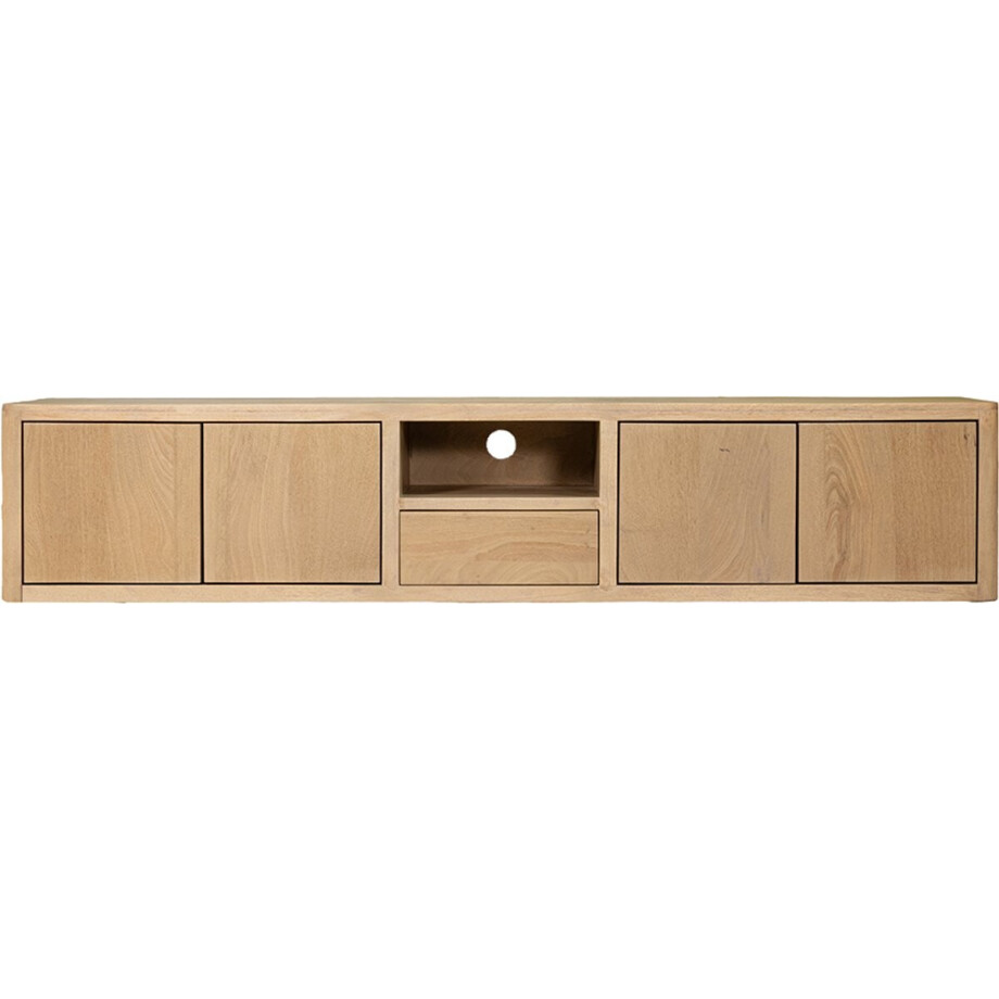 Tower Living Tv-meubel Tenna Naturel 200cm Tower Living Tv-meubel Tenna Naturel 200cm afbeelding 1