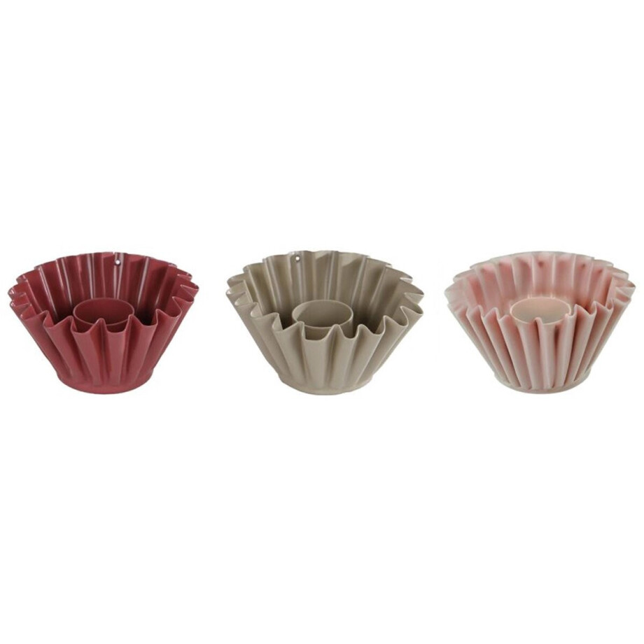 Gifts Amsterdam - Cupcake kandelaar van metaal in verrassingskleur - Kaarshouder afbeelding 1