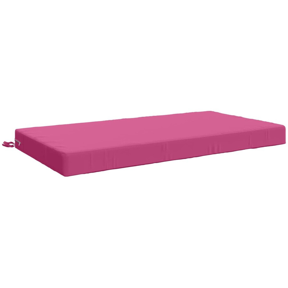 vidaXL - Zitkussen - SOEST - 100% - Polyester - Roze - 120 - x - 80 - x - 10 - cm vidaXL - Zitkussen - SOEST - 100% - Polyester - Roze - 120 - x - 80 - x - 10 - cm afbeelding 1