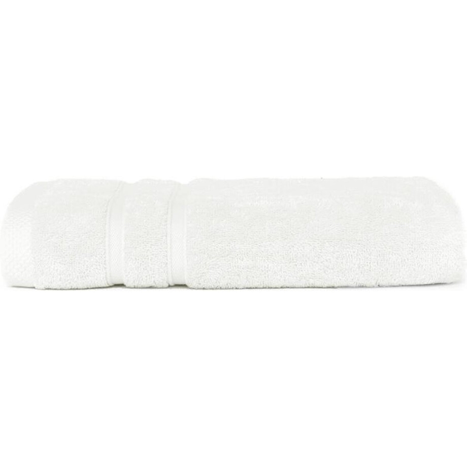 The One Towelling Bamboe Badlaken - 70 x 140 cm - Badhanddoek - Bamboe/Katoen - Hypoallergeen - Wit afbeelding 1