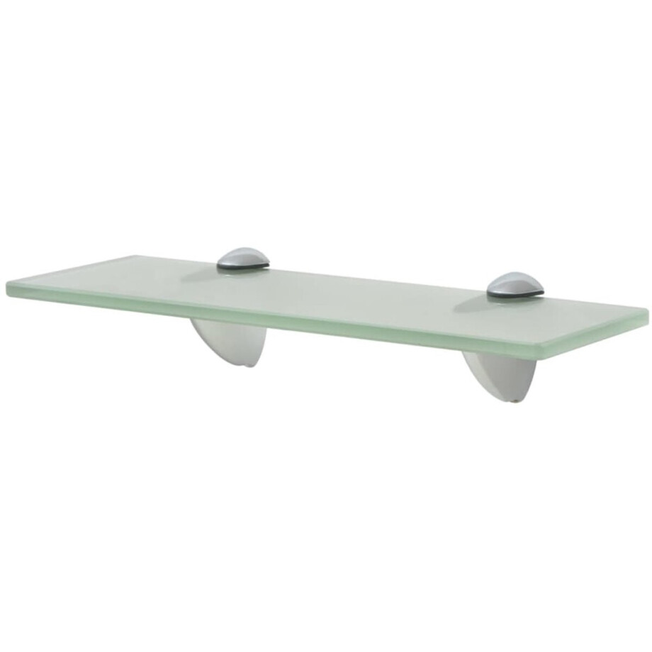 vidaXL Zwevende Schappen 30x10 cm - Set van 2 Zwevende Plank - Wandplank - Glazen Schap - Opbergruimte - Modern Design afbeelding 1