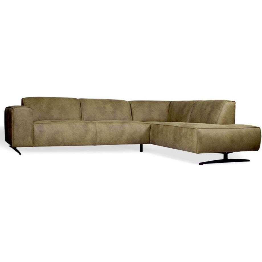 Hoekbank - Lambada - rechts - leer Hunter groen 400 afbeelding 1