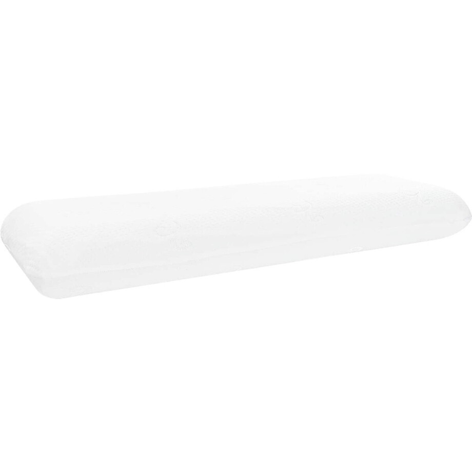 vidaXL - Slapen - kussen - 90 - x - 40 - x - 13 - cm - Medium - Gelgeheugenschuim - Wit afbeelding 1