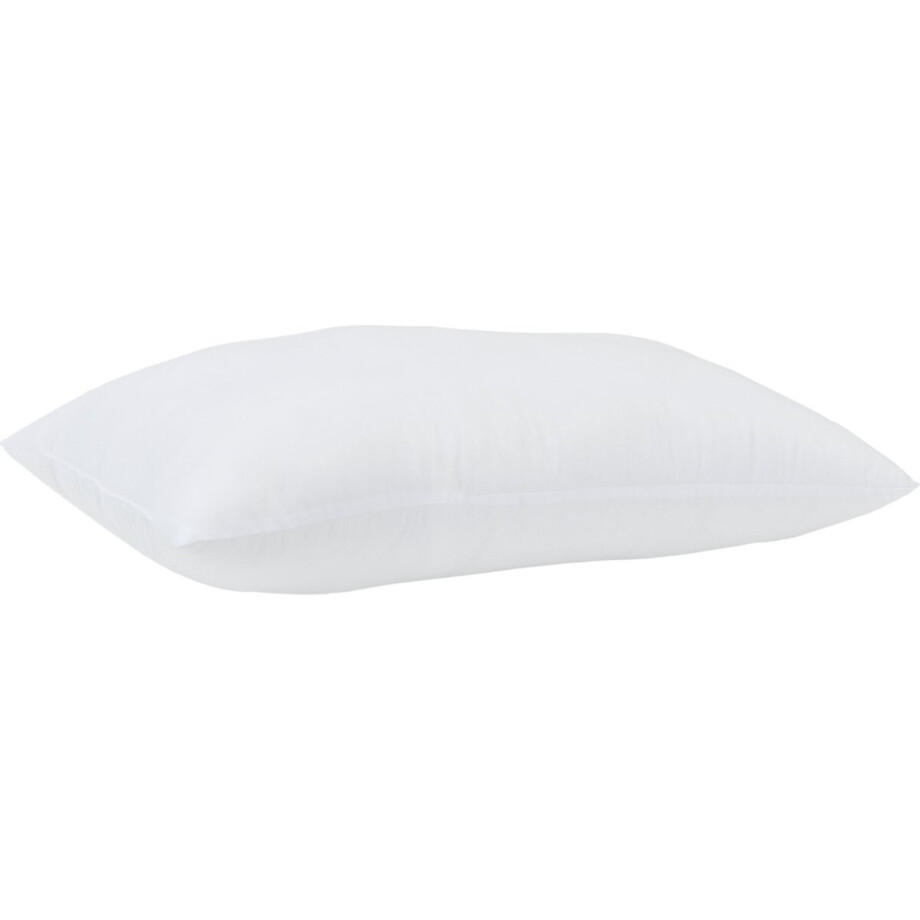 vidaXL - Deken - Set - met - kussen - 2 - pcs - Wit - Microvezel afbeelding 1