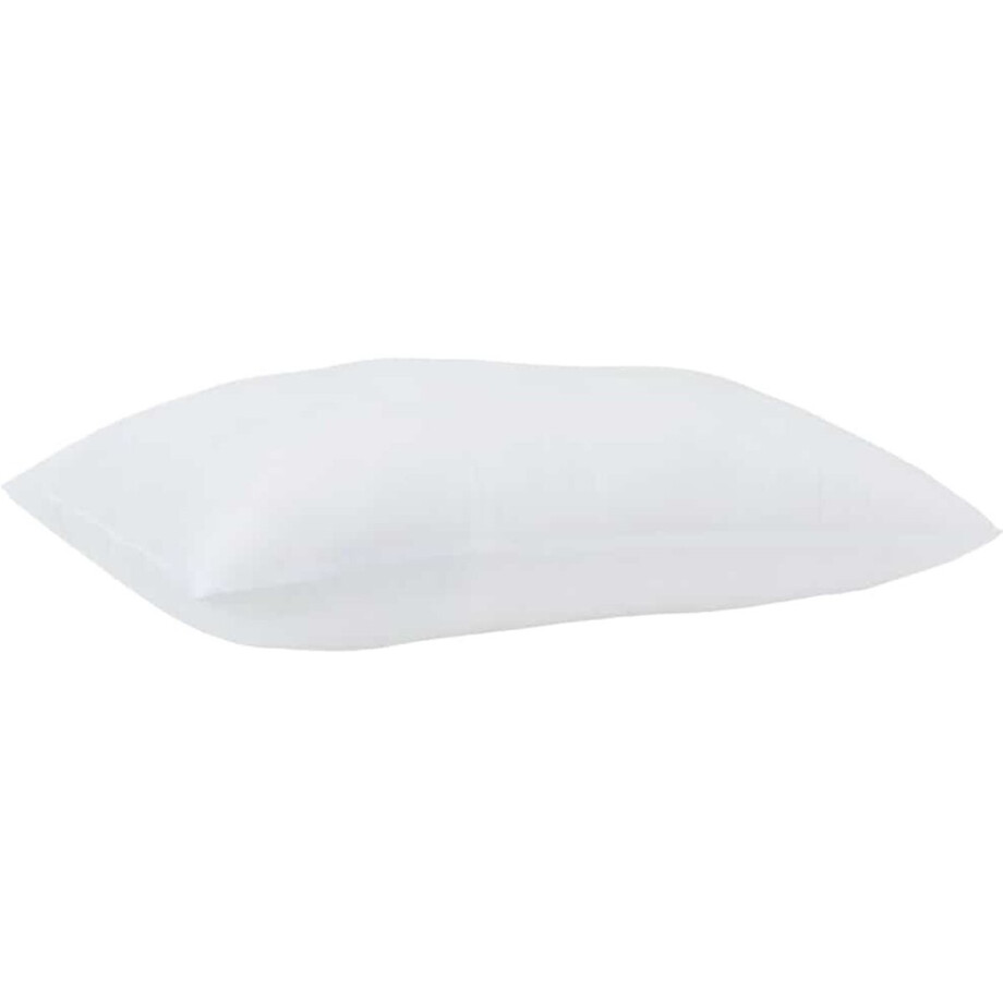 vidaXL - Deken - Set - met - kussen - 2 - pcs - Wit - Microvezel afbeelding 1