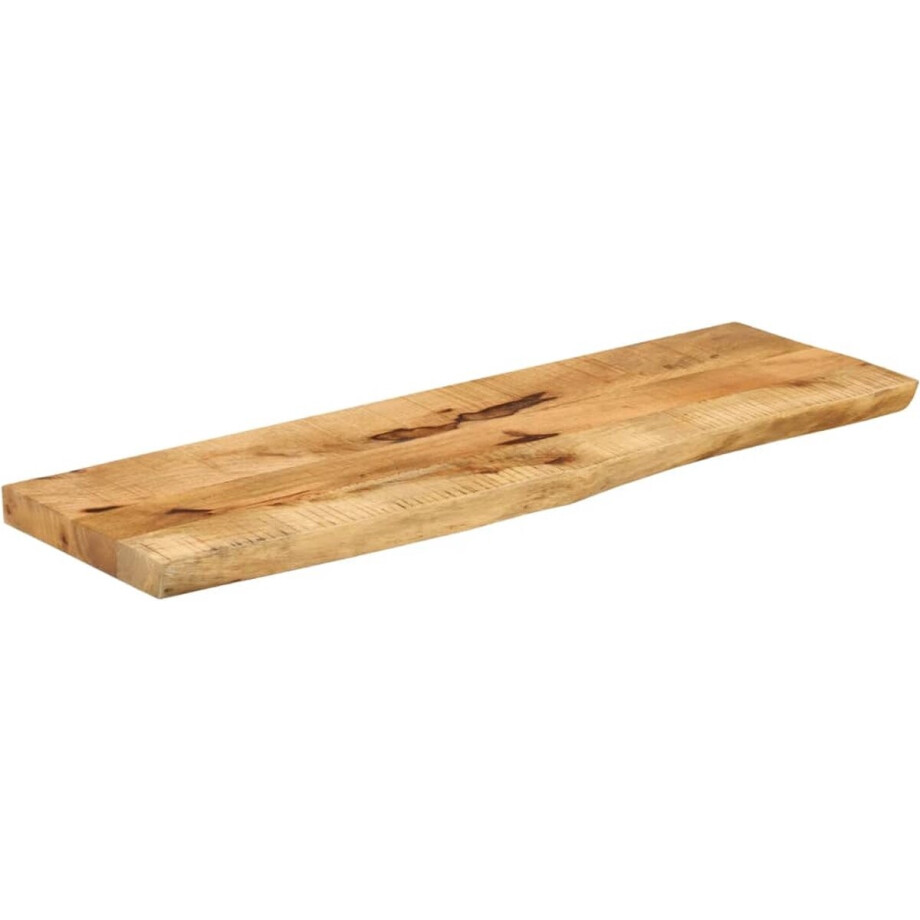 vidaXL Tafelblad Mangohout 110x40x3,8 cm Tafelblad - Mangohout - Naturel - Vintage - Industrieel vidaXL Tafelblad Mangohout 110x40x3,8 cm Tafelblad - Mangohout - Naturel - Vintage - Industrieel afbeelding 1