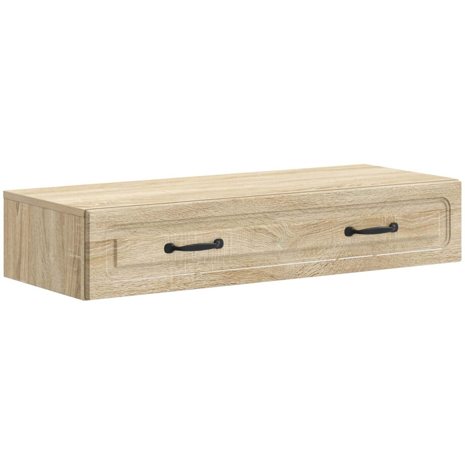 vidaXL - Wandgemonteerde - Zijtafel - Sonoma - Eiken - 87,5 - x - 34,5 - x - 17 - cm vidaXL - Wandgemonteerde - Zijtafel - Sonoma - Eiken - 87,5 - x - 34,5 - x - 17 - cm afbeelding 1