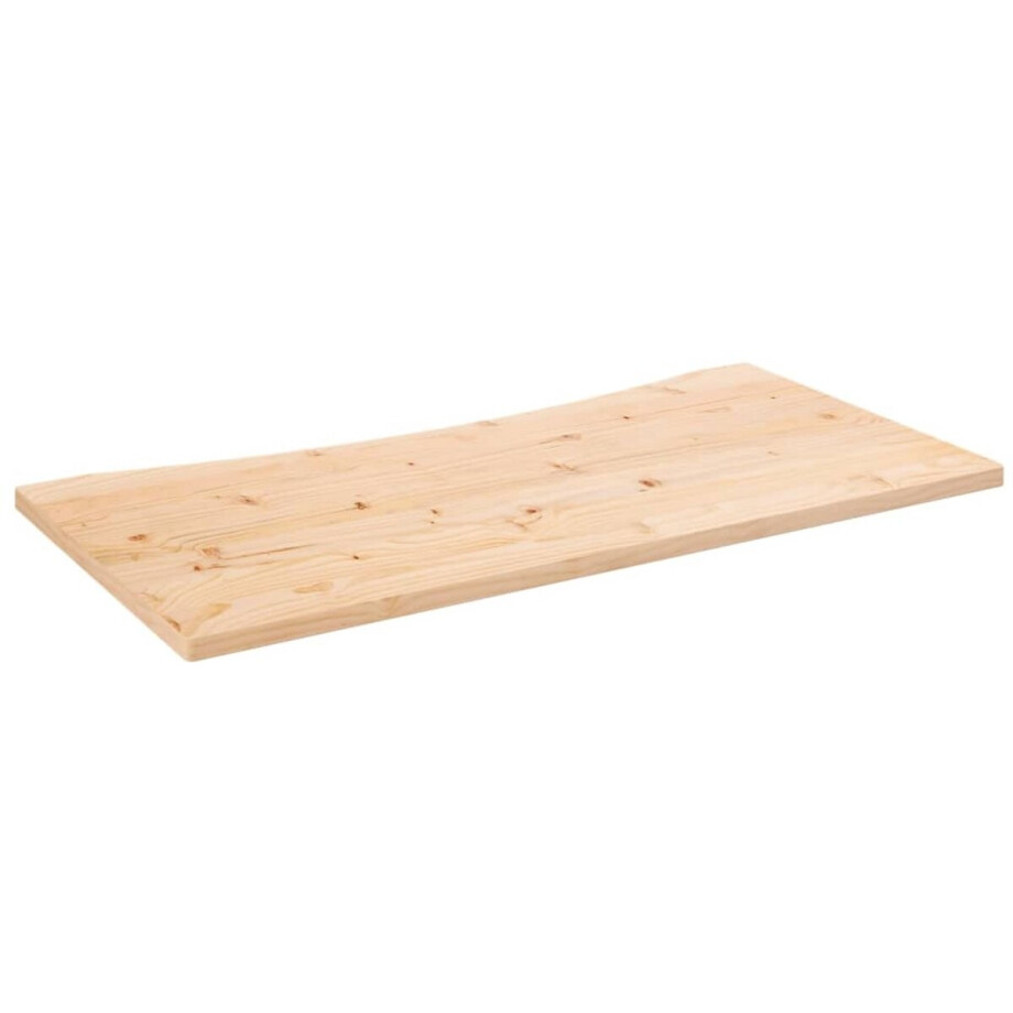 vidaXL Bureaublad - Bureaubladen - Tafelblad - Vervangend Tafelblad - Bureaublad 110x60x2,5 cm massief grenenhout vidaXL Bureaublad - Bureaubladen - Tafelblad - Vervangend Tafelblad - Bureaublad 110x60x2,5 cm massief grenenhout afbeelding 1