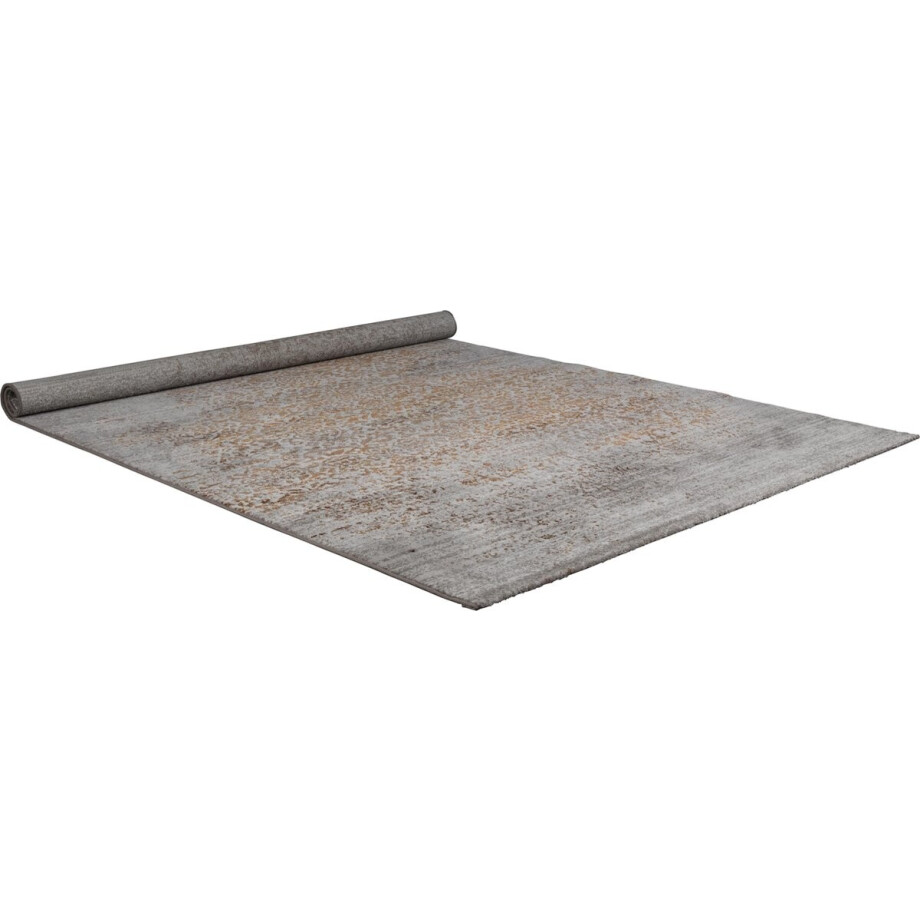Zuiver Magic Vloerkleed 200x290 Grijs/Oranje afbeelding 1