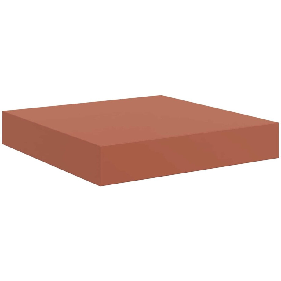 vidaXL - Wandplank - met - opslag - 4 - pcs - Rood - 23 - x - 23,5 - x - 4 - cm - Bewerkt - hout vidaXL - Wandplank - met - opslag - 4 - pcs - Rood - 23 - x - 23,5 - x - 4 - cm - Bewerkt - hout afbeelding 1