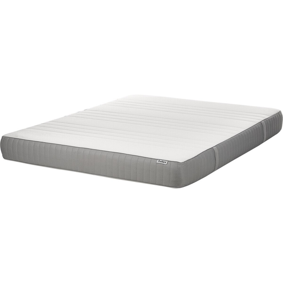 FANTASY - Latexmatras stevig - Wit - 160 x 200 cm - Polyester FANTASY - Latexmatras stevig - Wit - 160 x 200 cm - Polyester afbeelding 1