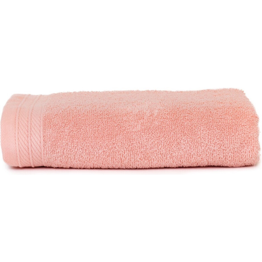 The One Towelling Organic Handdoek - 50 x 100 cm - Hoge vochtopname - Met ophanglus - 550 gr/m² - 100% Organisch katoen - Zalmroze The One Towelling Organic Handdoek - 50 x 100 cm - Hoge vochtopname - Met ophanglus - 550 gr/m² - 100% Organisch katoen - Zalmroze afbeelding 1