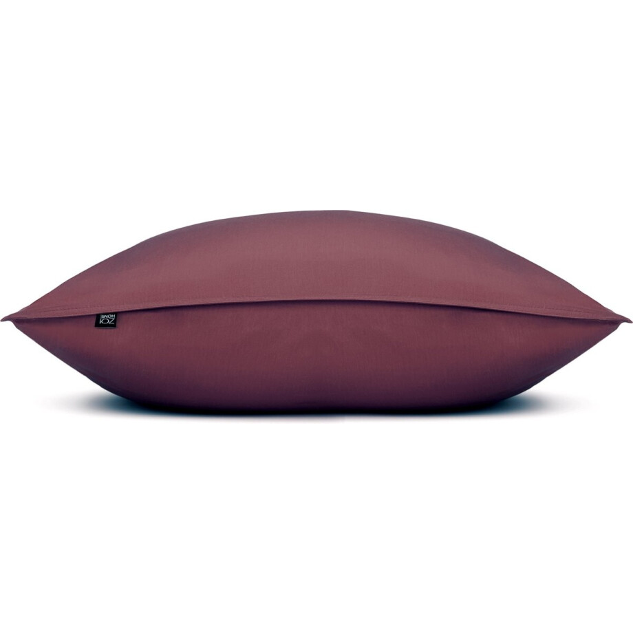 Zohome Kussensloop Satinado - Kussenhoes van 80x80 cm - Set van 2 stuks - 100% Katoen-Satijn - Paars Zohome Kussensloop Satinado - Kussenhoes van 80x80 cm - Set van 2 stuks - 100% Katoen-Satijn - Paars afbeelding 1