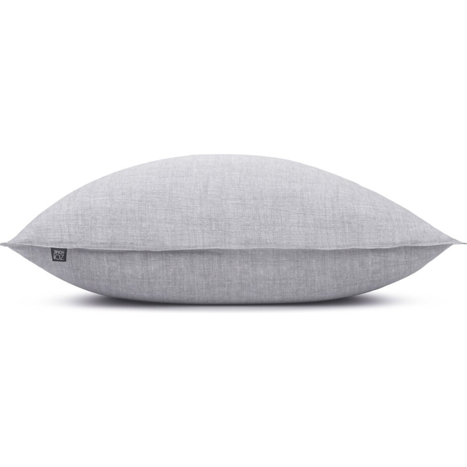 Zohome Lino Kussensloop - Grijs - 80x80cm - Grijs afbeelding 1