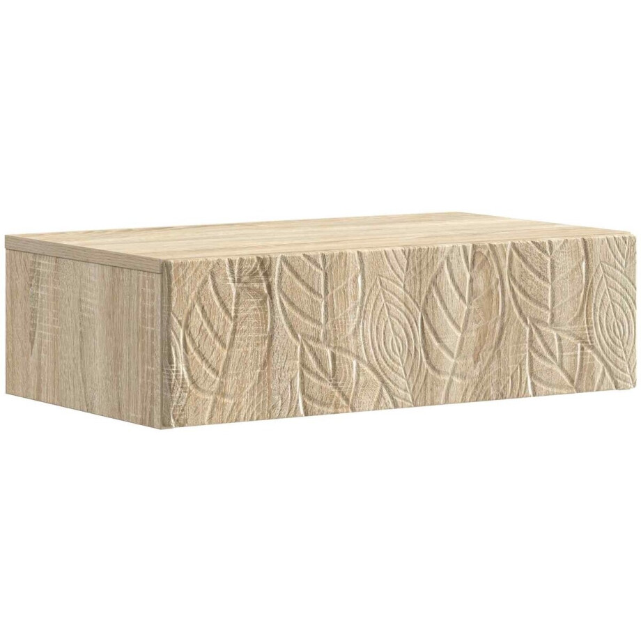 vidaXL - Wandgemonteerde - Zijtafel - 87,5 - x - 34,5 - x - 17 - cm - Bewerkt - hout vidaXL - Wandgemonteerde - Zijtafel - 87,5 - x - 34,5 - x - 17 - cm - Bewerkt - hout afbeelding 1