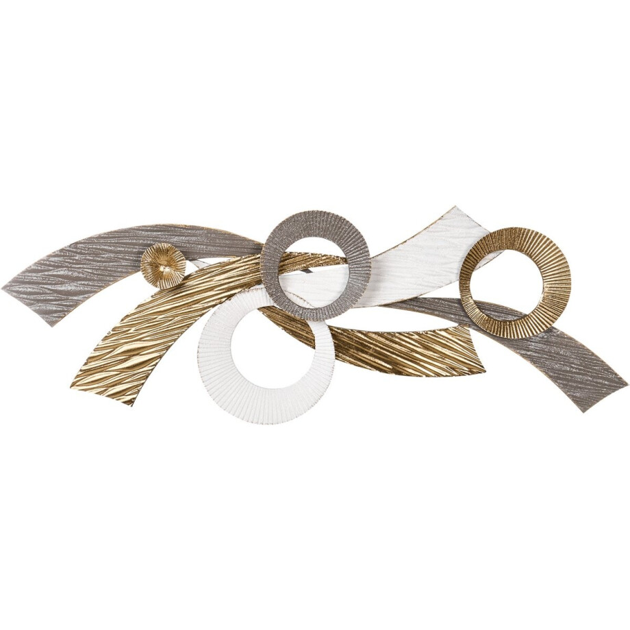 TIMAHOE - Wanddecoratie - Goud - IJzer TIMAHOE - Wanddecoratie - Goud - IJzer afbeelding 1