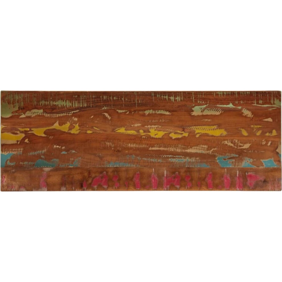 vidaXL - Tafelblad - rechthoekig - 140x60x1,5 - cm - massief - gerecycled - hout afbeelding 1