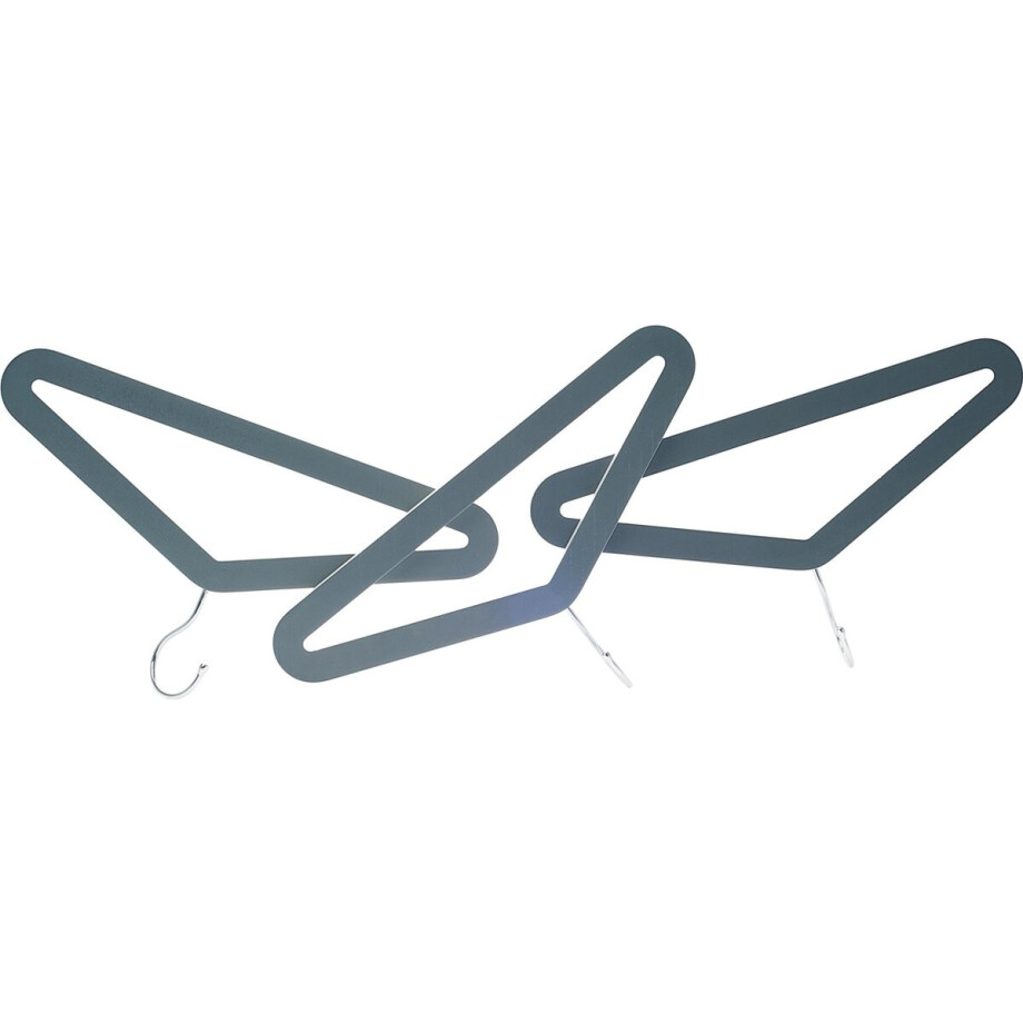 Present Time Kledinghanger Kapstok 80cm – Kleren Haak – Designed by Jette Scheib– Grijs afbeelding 1