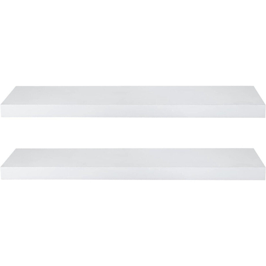 TheLau ® Set van Twee Moderne Zwevende Wandplanken voor Diverse Kamers TheLau ® Set van Twee Moderne Zwevende Wandplanken voor Diverse Kamers afbeelding 1