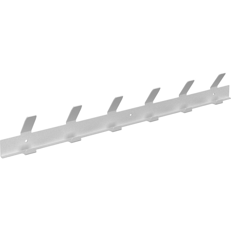 Gorillz Trim 50 Kapstok -12 haken (lengte) 55 cm - Metaal - Wit Gorillz Trim 50 Kapstok -12 haken (lengte) 55 cm - Metaal - Wit afbeelding 1
