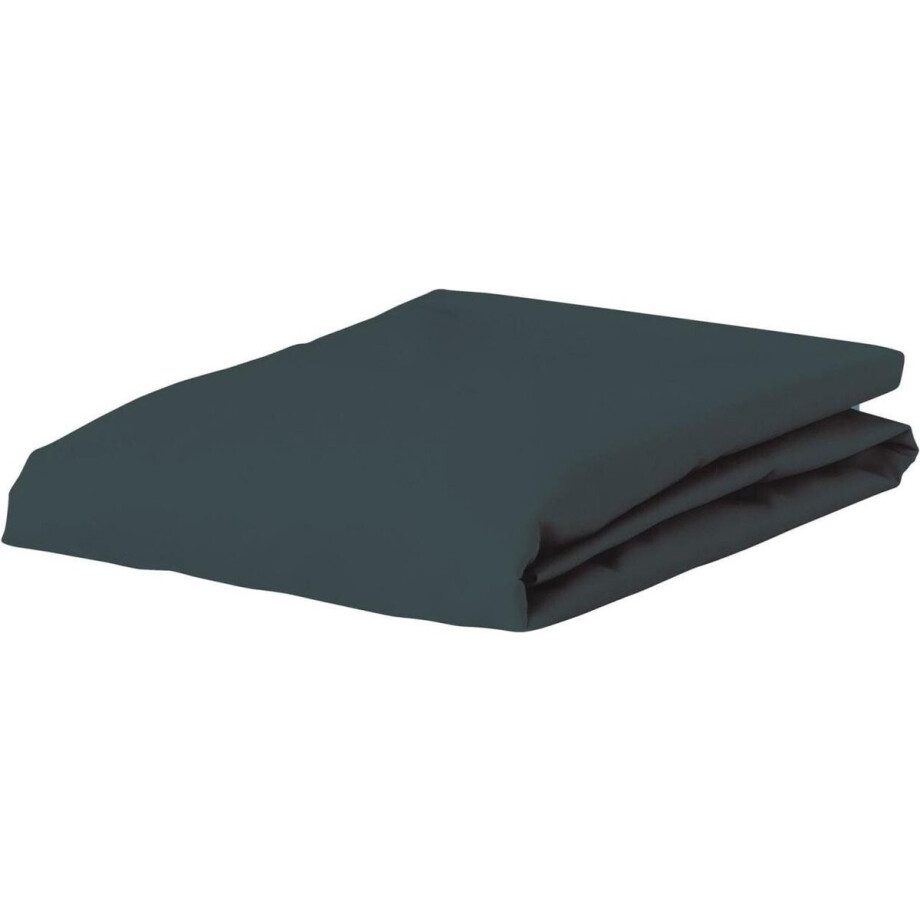 ESSENZA Premium Percale Hoeslaken Pine green - 90x210 afbeelding 1