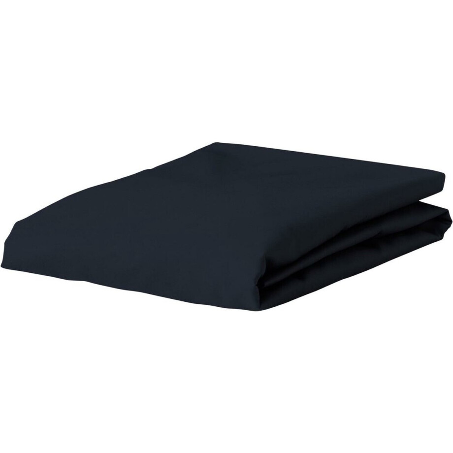 Essenza Premium Percale Hoeslaken Nightblue - 90x200 cm afbeelding 1