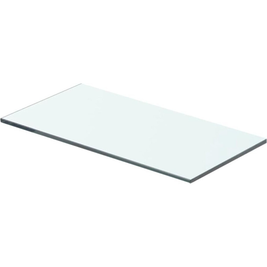 vidaXL - Wandschap - transparant - 40x15 - cm - glas vidaXL - Wandschap - transparant - 40x15 - cm - glas afbeelding 1