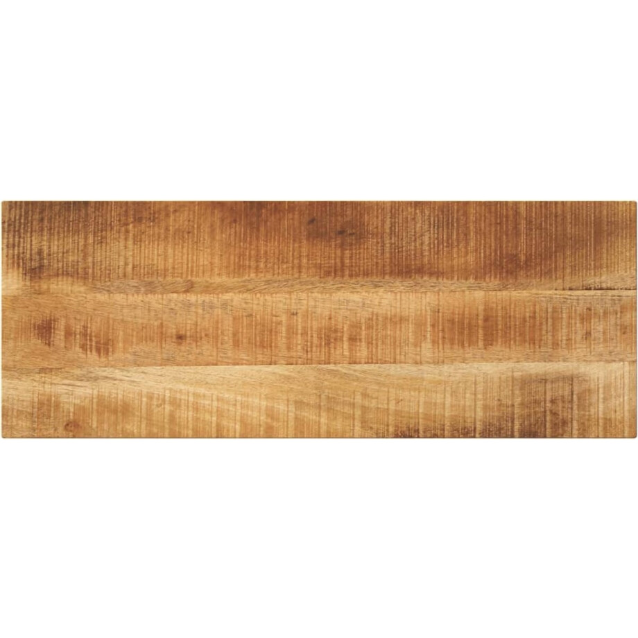 vidaXL - Tafelblad - rechthoekig - 80x40x3,8 - cm - massief - ruw - mangohout vidaXL - Tafelblad - rechthoekig - 80x40x3,8 - cm - massief - ruw - mangohout afbeelding 1