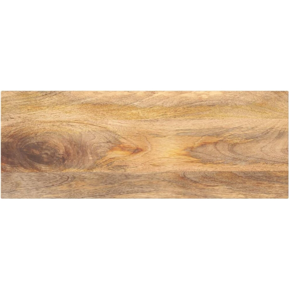 vidaXL - Tafelblad - rechthoekig - 80x30x2,5 - cm - massief - mangohout vidaXL - Tafelblad - rechthoekig - 80x30x2,5 - cm - massief - mangohout afbeelding 1