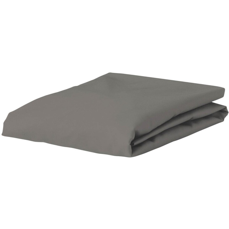 ESSENZA The Perfect Organic Jersey Topper Hoeslaken Steel grey - 180-200 x 200-220 cm ESSENZA The Perfect Organic Jersey Topper Hoeslaken Steel grey - 180-200 x 200-220 cm afbeelding 1