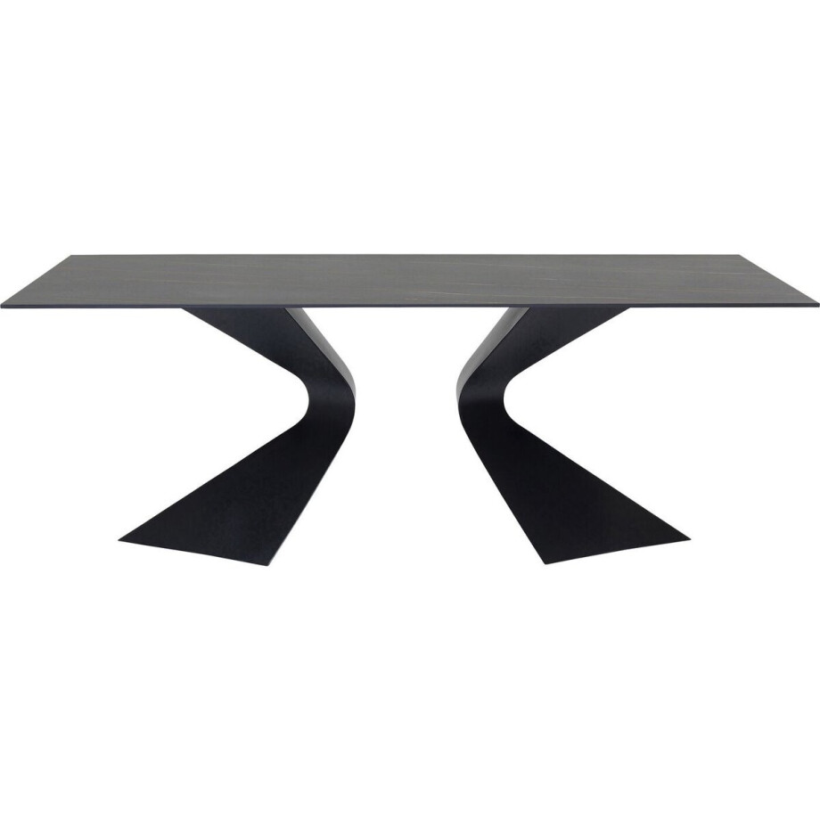 Kare Eettafel Gloria Black Ceramic afbeelding 1