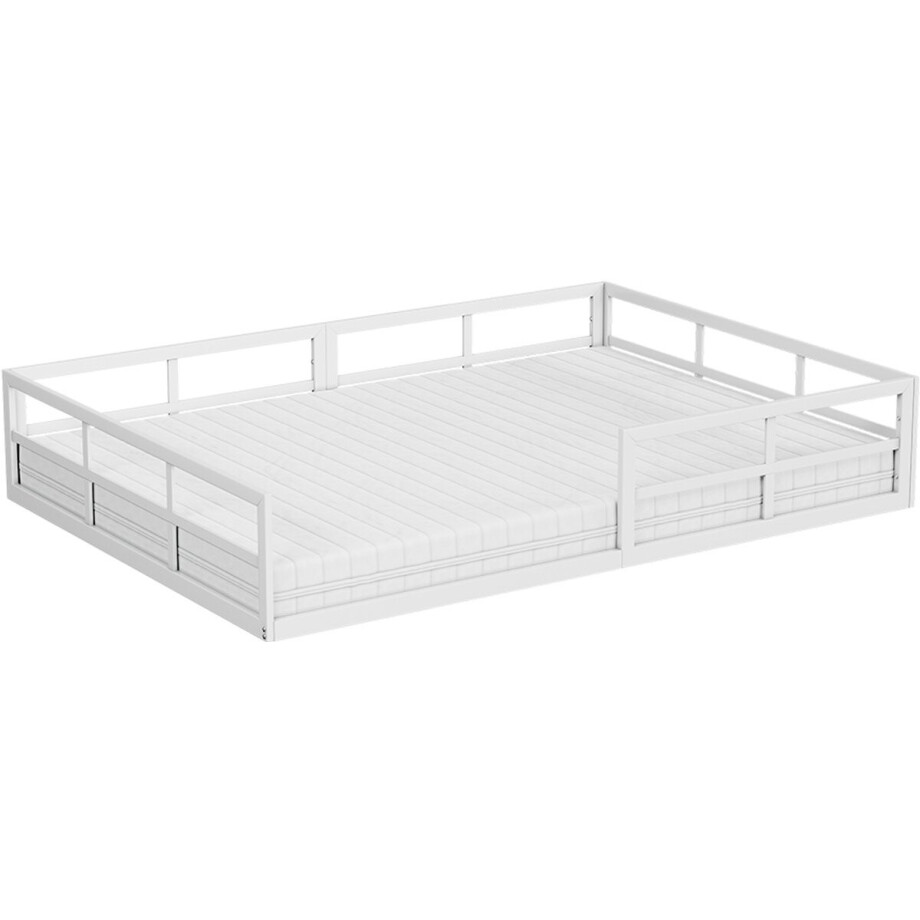 Vitalispa Minno Kinderbed – 140x200 met matras Wit afbeelding 1