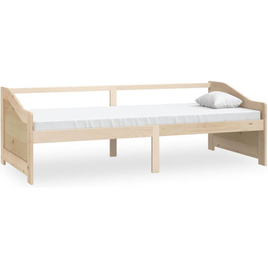 vidaXL - Bedbank - 3-zits - massief - grenenhout - 90x200 - cm afbeelding 1