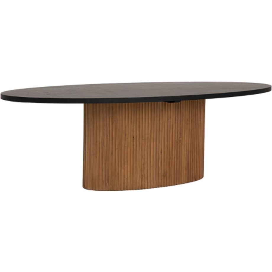 Eetkamertafel Palazzo teakhout ovaal 240x110 cm afbeelding 1