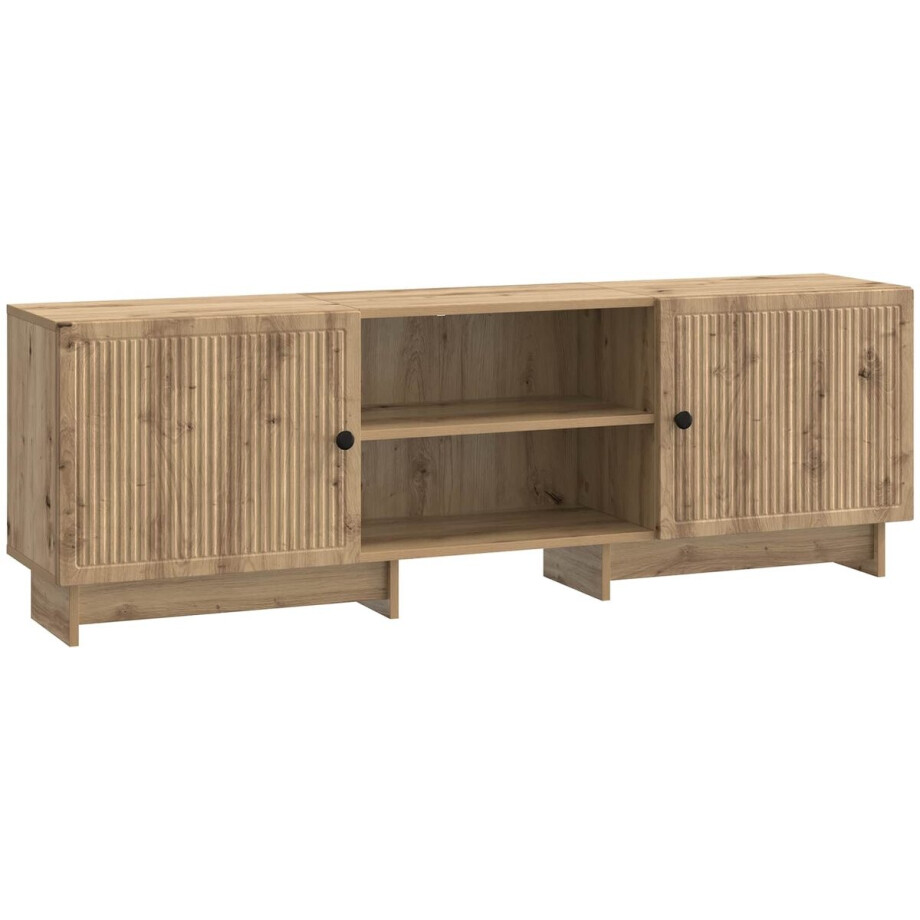 vidaXL - TV - Kast - Artisan - Eik - 150 - x - 31 - x - 50 - cm - Geconstrueerd - hout afbeelding 1