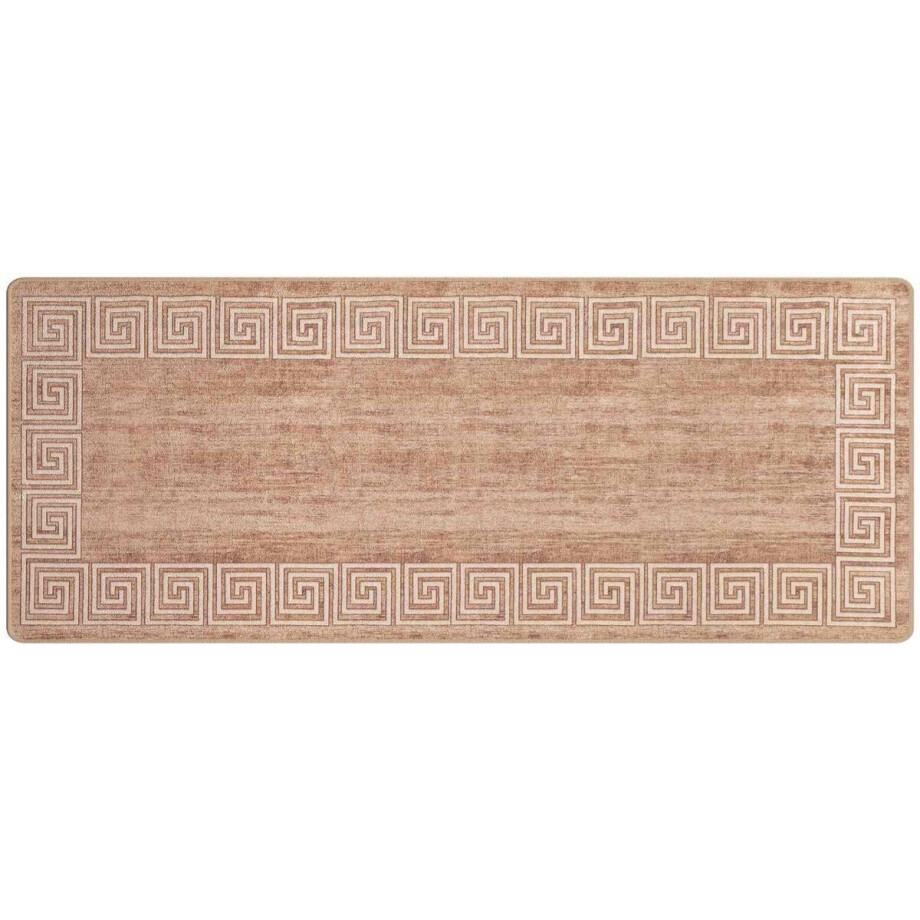 vidaXL - Tapijt - Runner - MARSA - Wit - 100 - x - 350 - cm - Polyester - en - PVC afbeelding 1