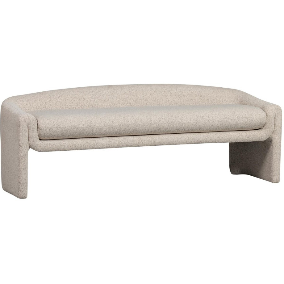 WOOOD Zone Bankje - Polyester - Beige - 58x160x55 WOOOD Zone Bankje - Polyester - Beige - 58x160x55 afbeelding 1