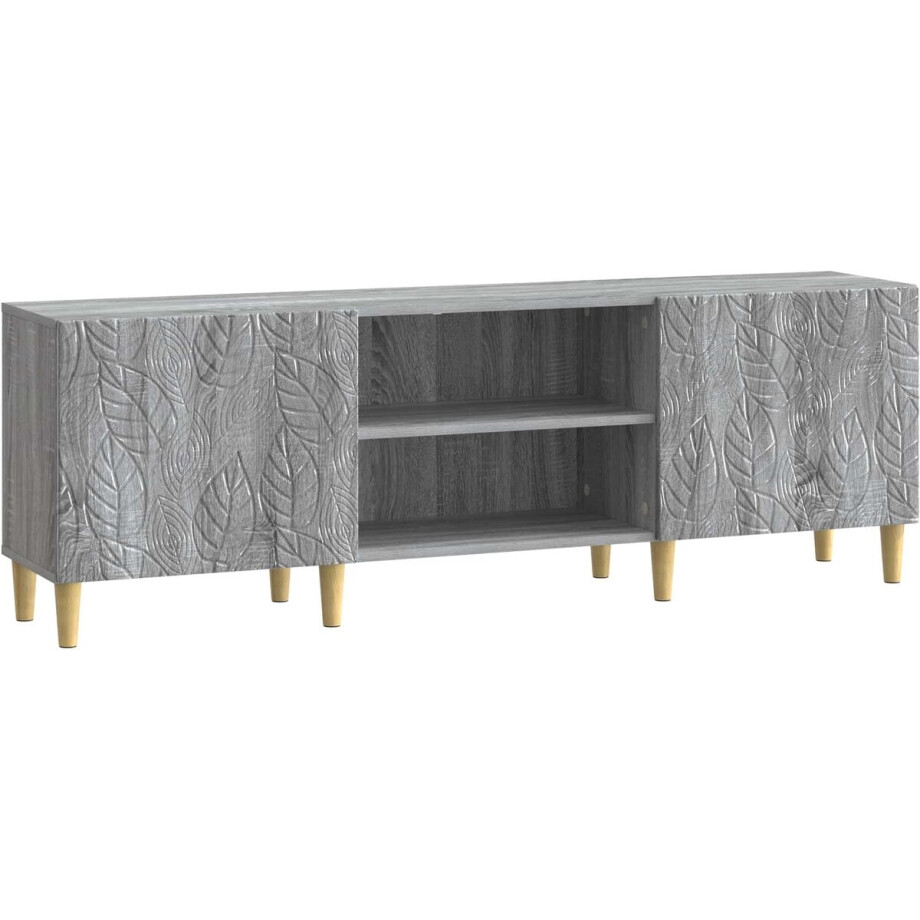 vidaXL - TV - Kast - 150 - x - 31 - x - 50 - cm - Grijs - Sonoma - Bewerkt - hout vidaXL - TV - Kast - 150 - x - 31 - x - 50 - cm - Grijs - Sonoma - Bewerkt - hout afbeelding 1