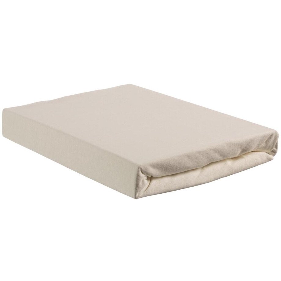 Beddinghouse - Jersey - Hoeslaken - 160x220 cm - Off-white afbeelding 1