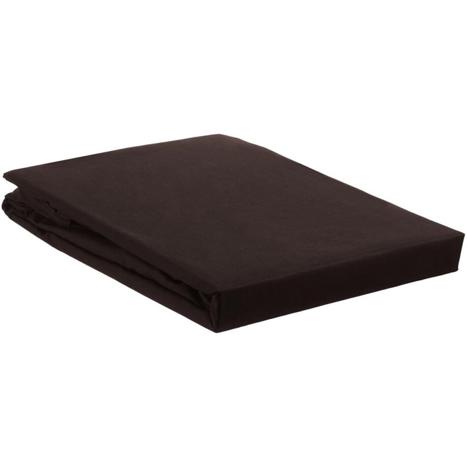 Ambiante Katoen - Hoeslaken - 90x200 - Bruin afbeelding 1