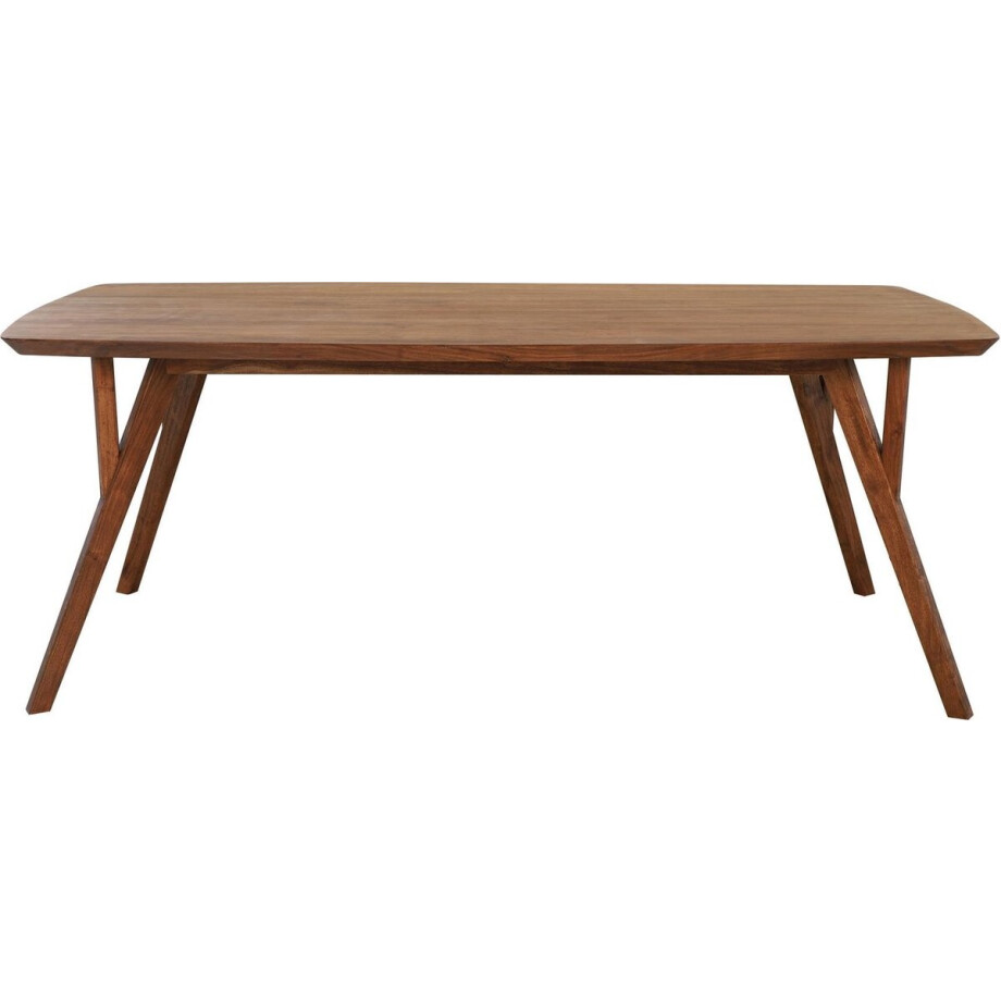 Light & Living Quenza - Eettafel - Acacia Hout - 220x100x76 cm afbeelding 1